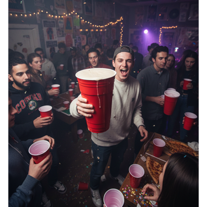 1L Red American Party Frat Cups