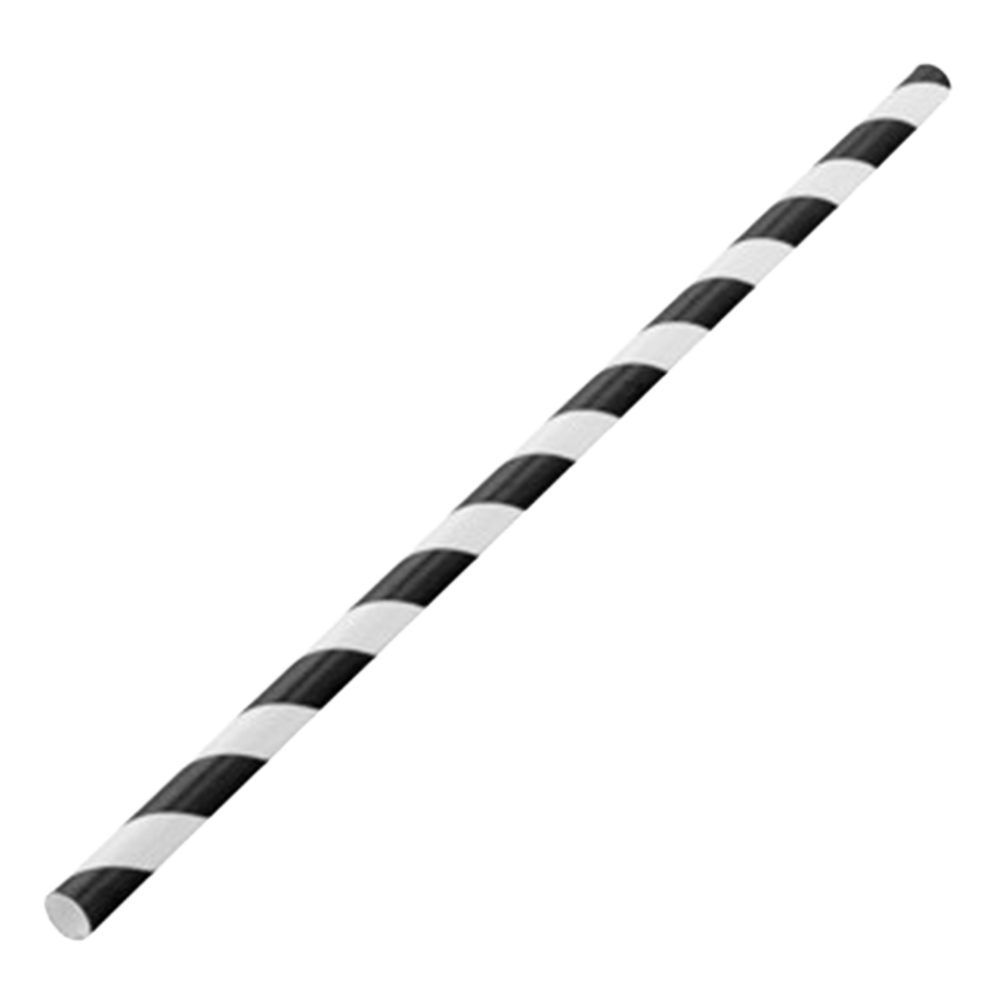 Black and White Stripped Paper Straws