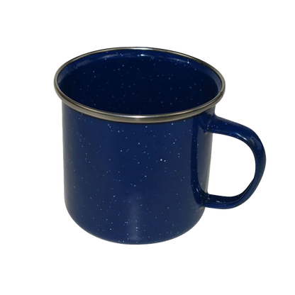 Blue Enamel Mug