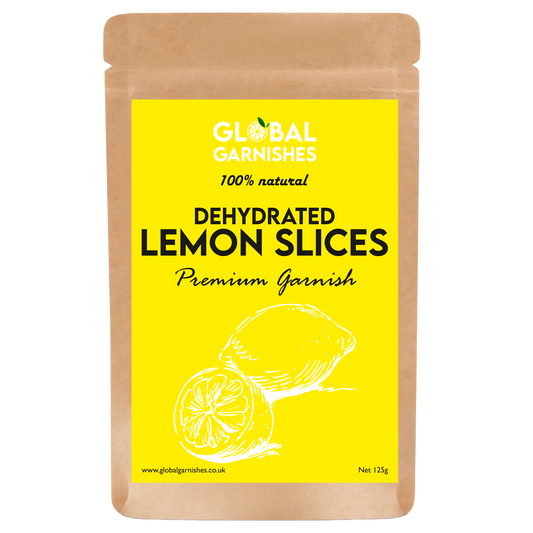 Dehydrated lemon slices for cocktails 125g
