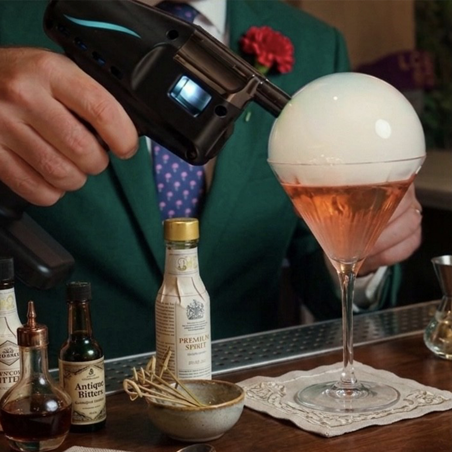 Flavour Blaster Gun with Reusable Tank