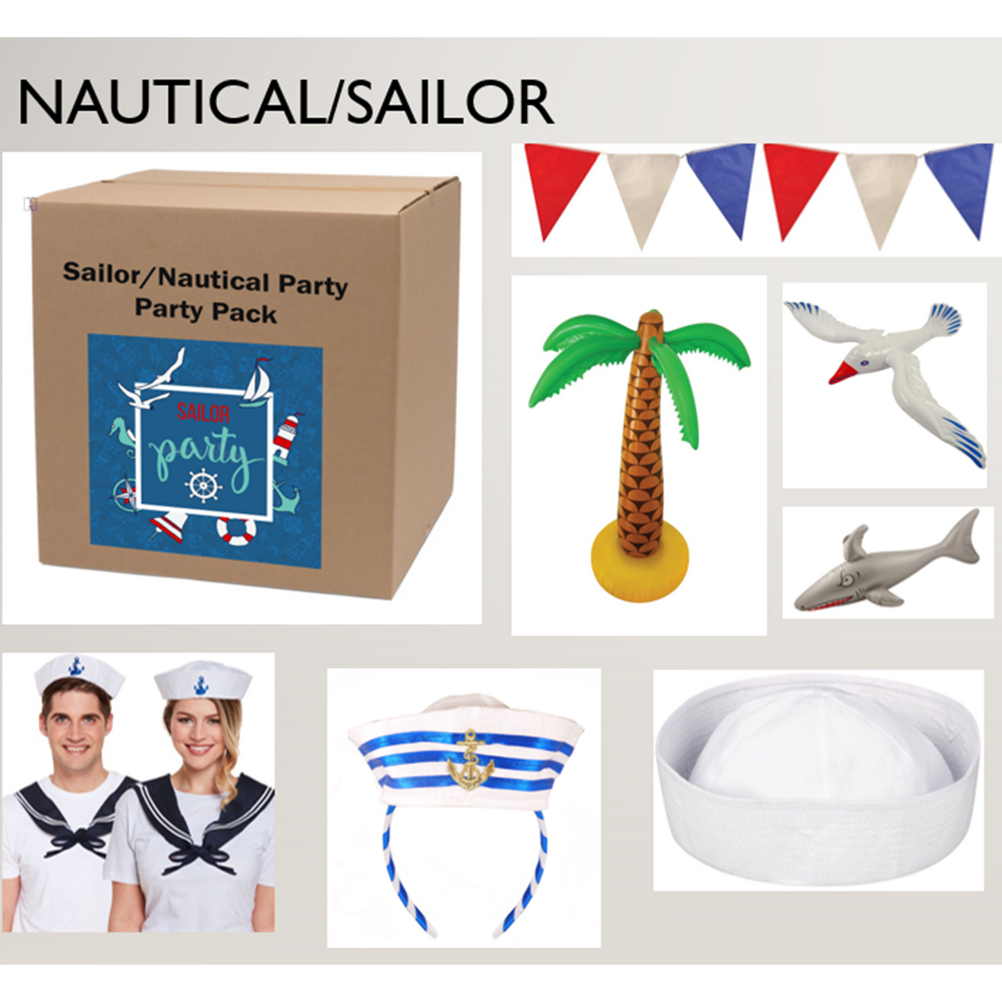 Nautical / Sailor Party Pack