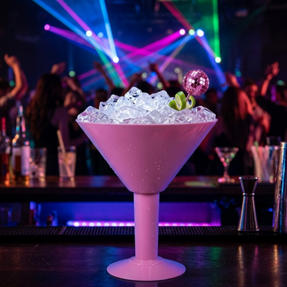 Pink Super Martini Glass