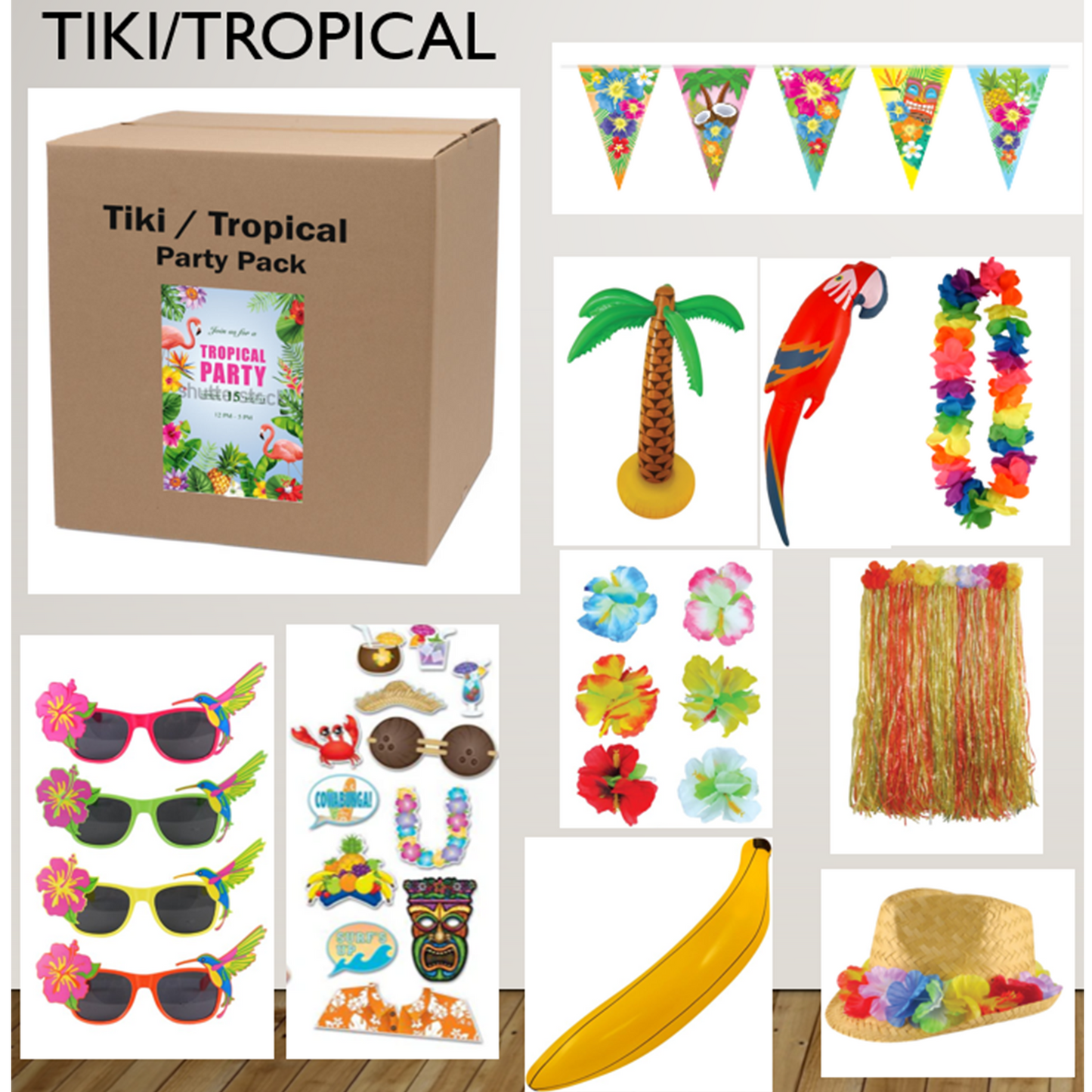Tiki / Tropical Party Pack