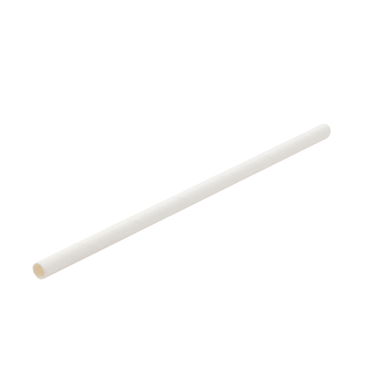 White Cocktail Paper Straw